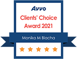 Avvo | Client's Choice Award 2021 | Monika M. Blacha | 5 Stars